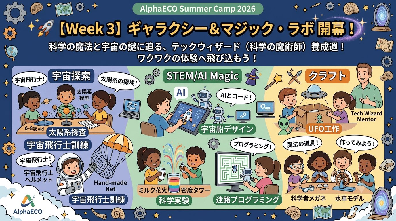 ギャラクシー＆マジック・ラボのアクティビティ紹介